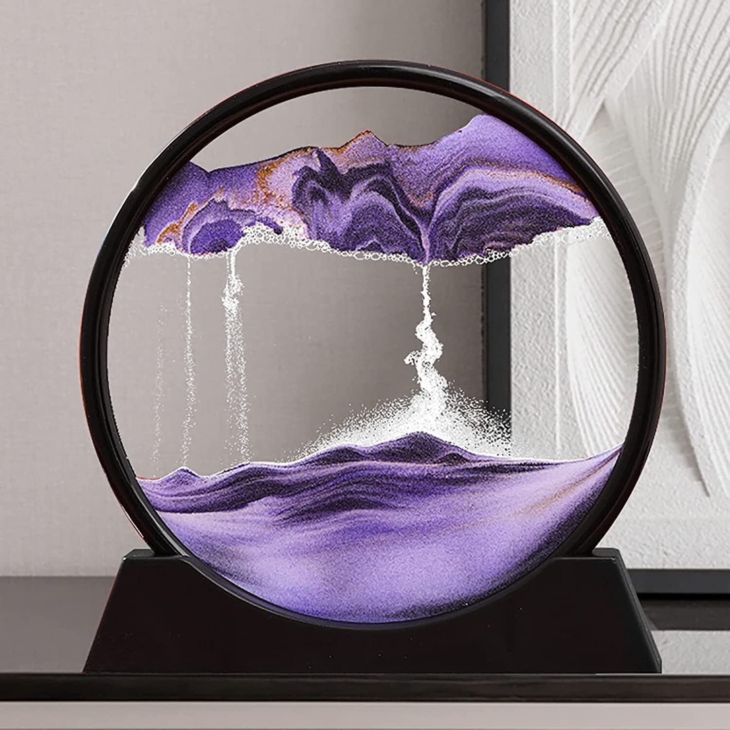3D Moving Sand Art Lamp With Stand