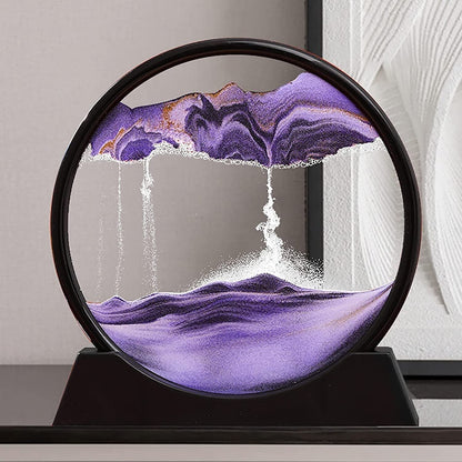 3D Moving Sand Art Lamp With Stand