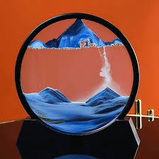 3D Moving Sand Art Lamp With Stand