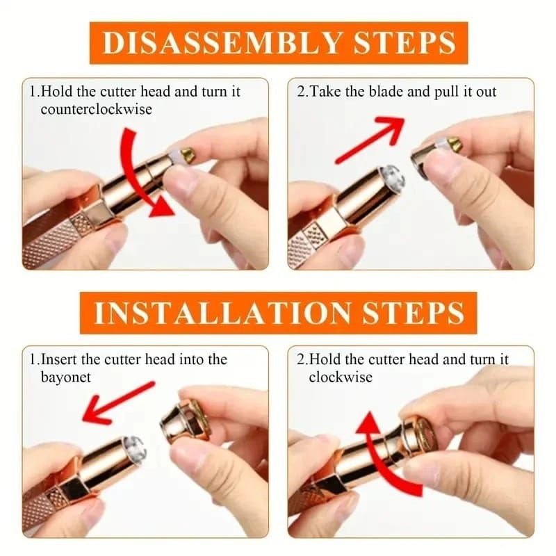 2 In 1 Blawless Facial &amp; Eyebrow Hair Remover